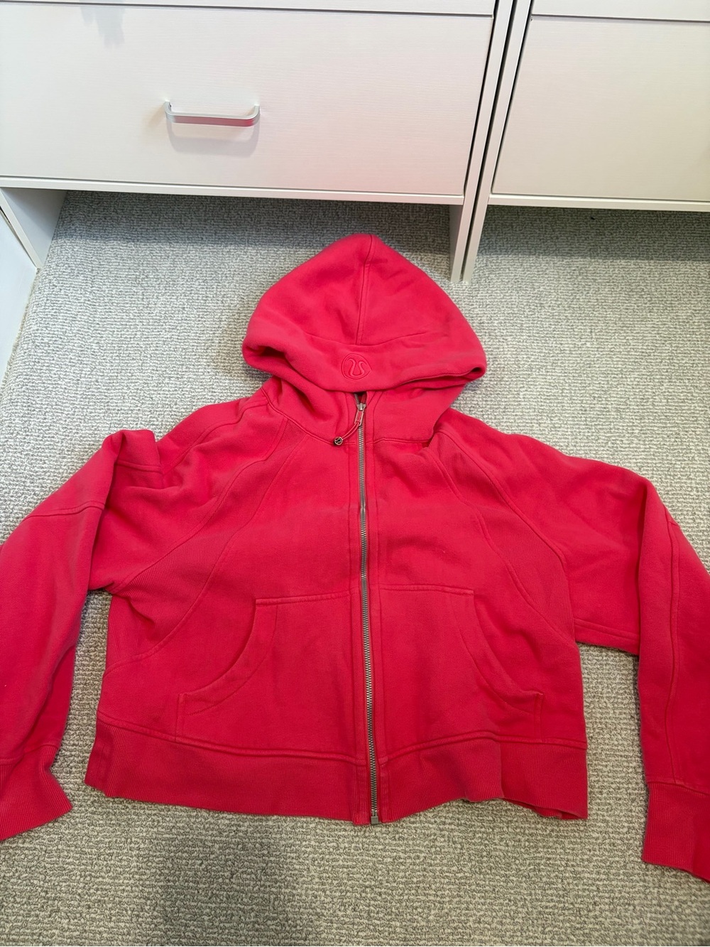 lululemon athletica Pink Full-Zip Hooded Sweatshirt